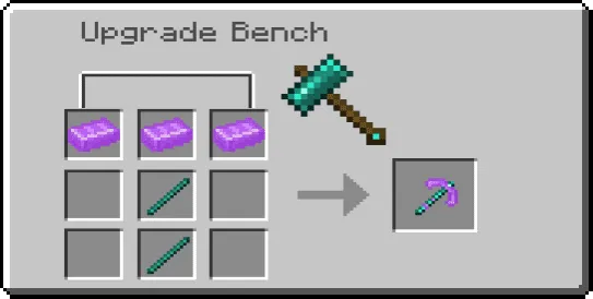 Crafting Picks with Ender Sticks