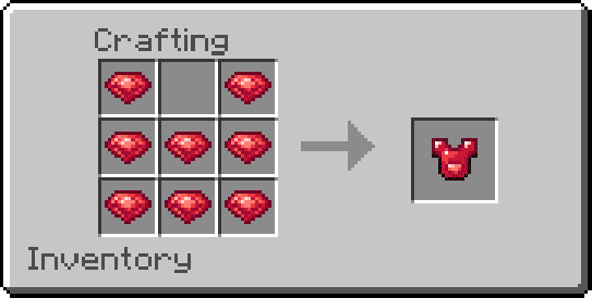 Crafting a ruby breastplate