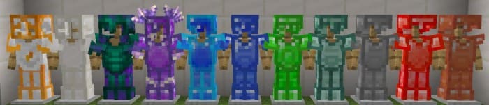 New types of armor in Minecraft