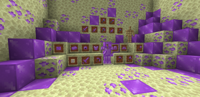 Ore and blocks from enderium