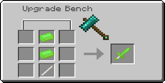 Crafting a uranium sword