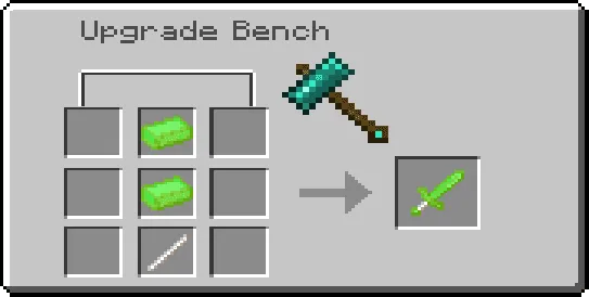Crafting a uranium sword