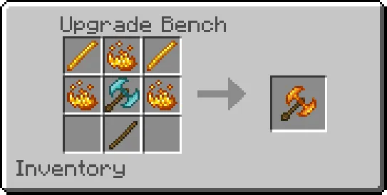 Crafting a Fire Battle Axe