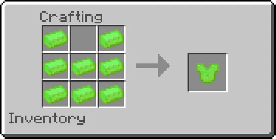 Crafting a uranium breastplate