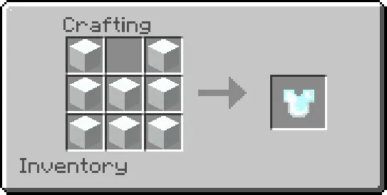 Frozen chestplate recipe