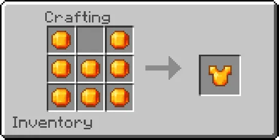 Citrine chestplate recipe