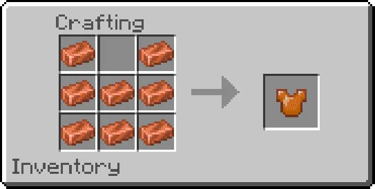 Crafting a copper breastplate