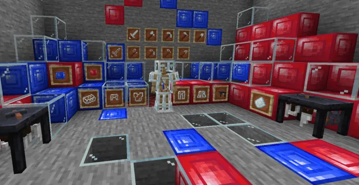 Objects and blocks made of glass