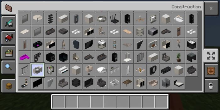 Creative inventory and new blocks