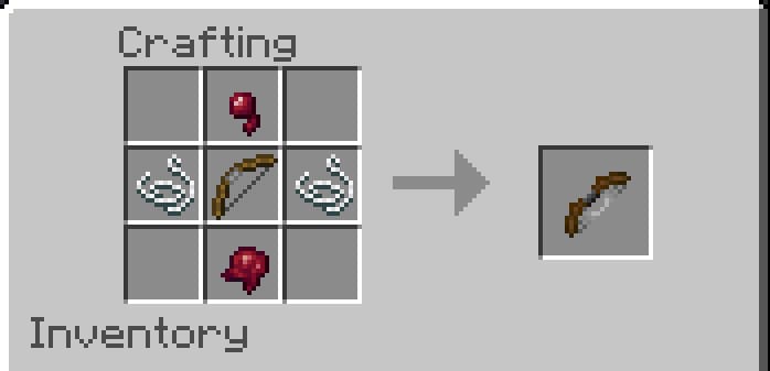 Crafting a spider bow