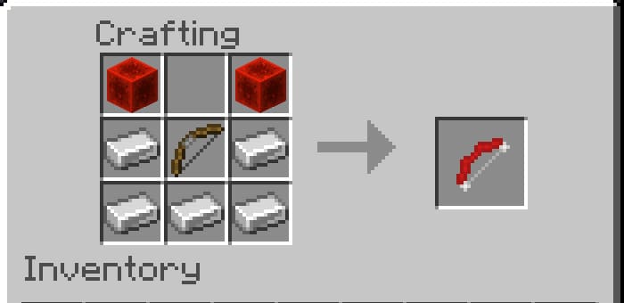 Crafting a magnetic bow