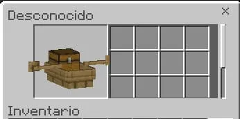 Boat inventory with chest