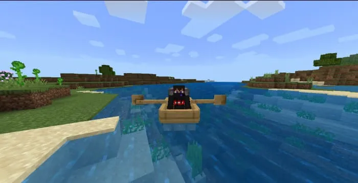 View of a boat with a stove