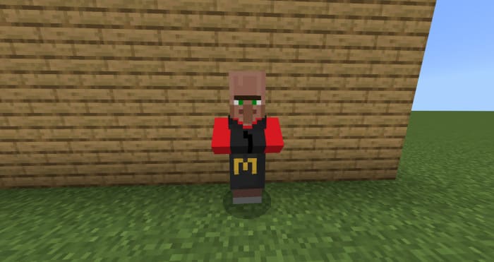 McDonald's resident in Minecraft