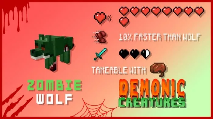 Description of the zombie wolf