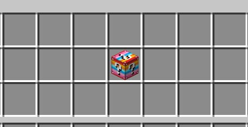 Rainbow block in inventory