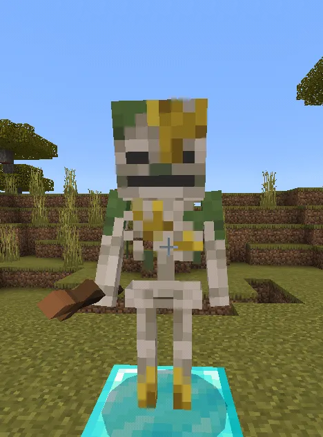 View of the drowned skeleton