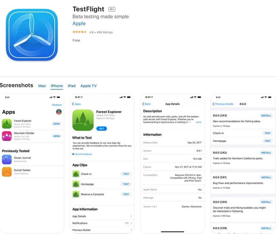 TestFlight in AppStore
