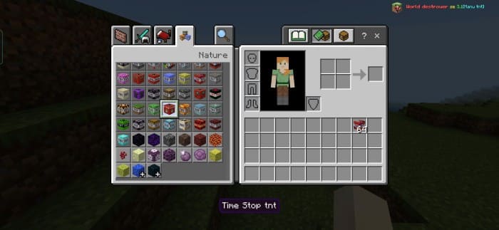 New TNT blocks in the inventory