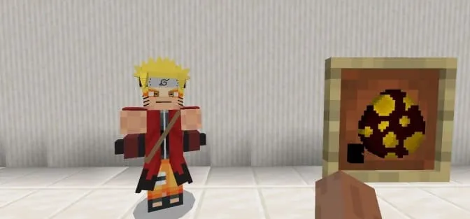 Naruto in a combat suit