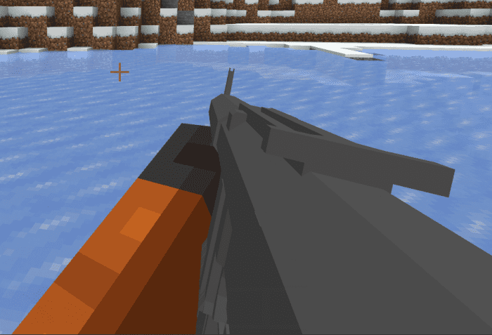 Machine gun in Minecraft