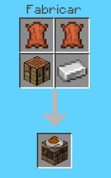 Crafting a blacksmith's table