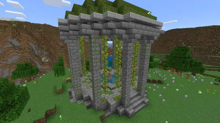 Structure with colors