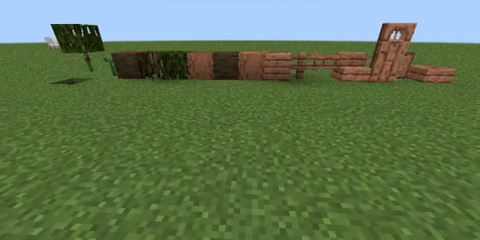 Mangrove wood blocks