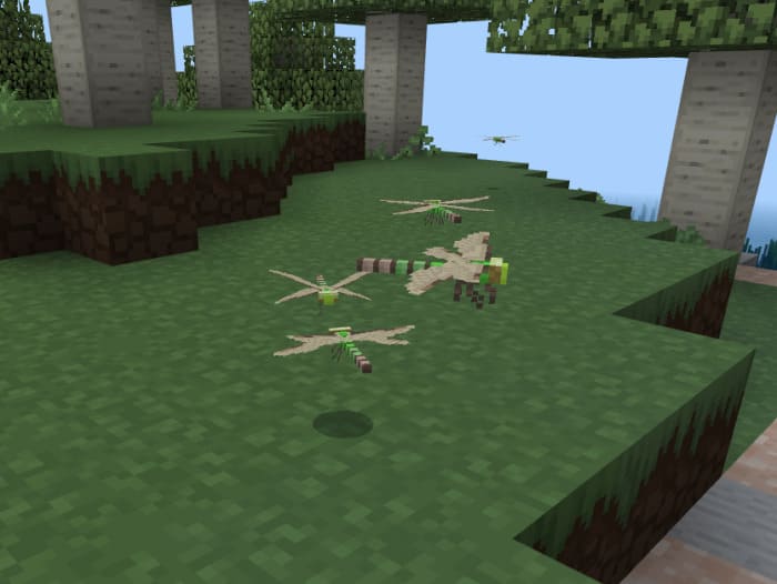 Dragonflies in Minecraft