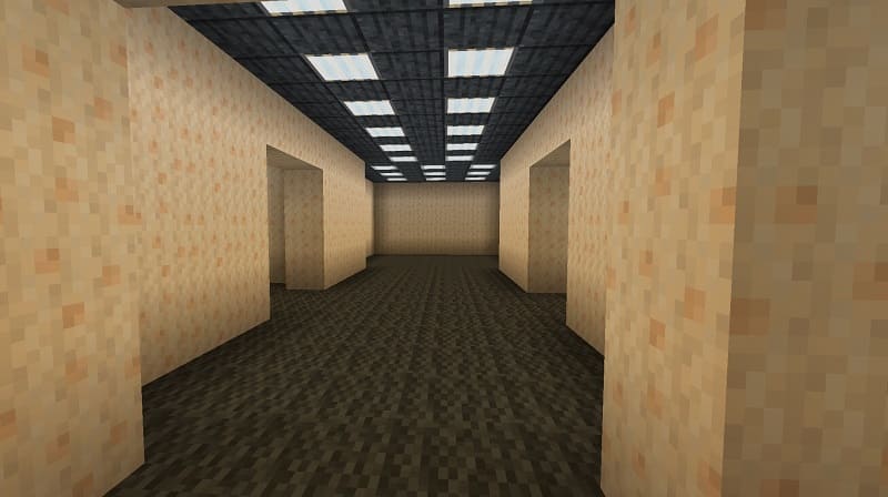 Minecraft карта backrooms