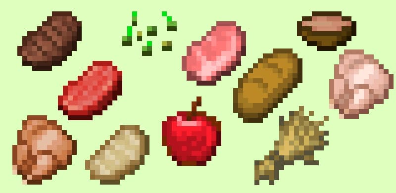 Food in Minecraft 0.4.0