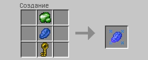 Crafting the lapis lazuli item in the new version