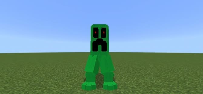 Mutated creeper in the game