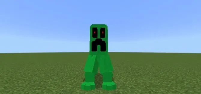 Mutated creeper in the game