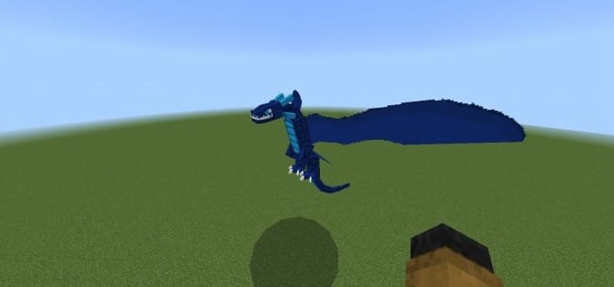 Грозовой дракон в Minecraft