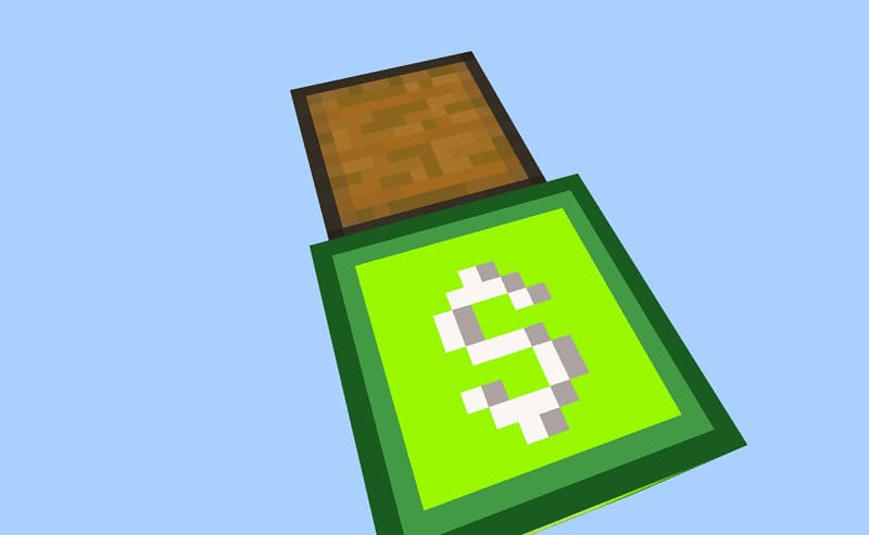 Money block and chest