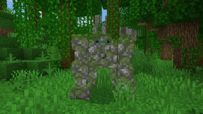 Mossy golem near the jungle