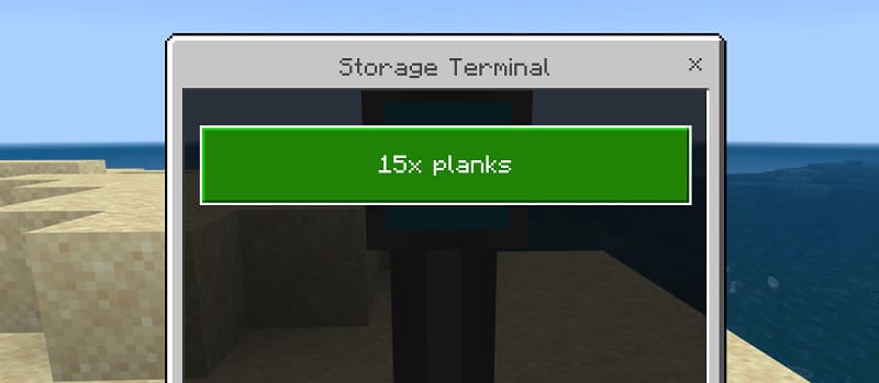 Terminal and planks in it