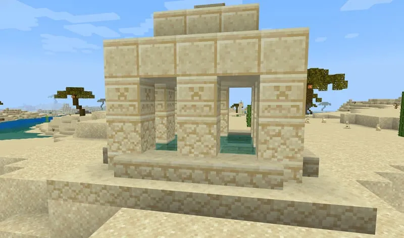 Big well in the middle of the desert