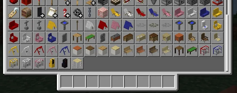 Decor in creative inventory