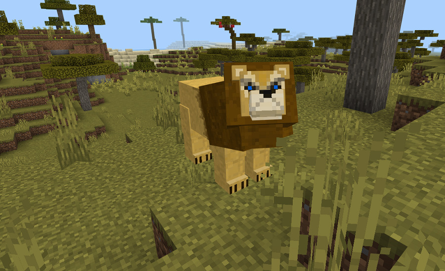 Lion in Minecraft