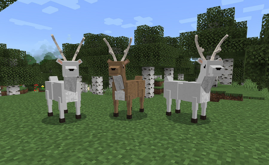 Deers in Minecraft