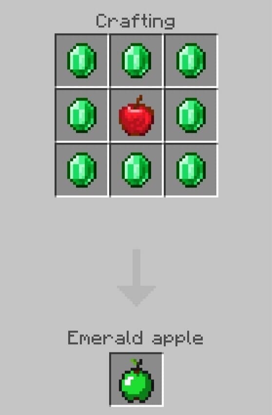 Крафт изумрудного яблока