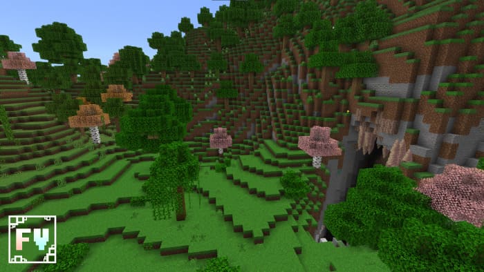 Textures in the forest biome