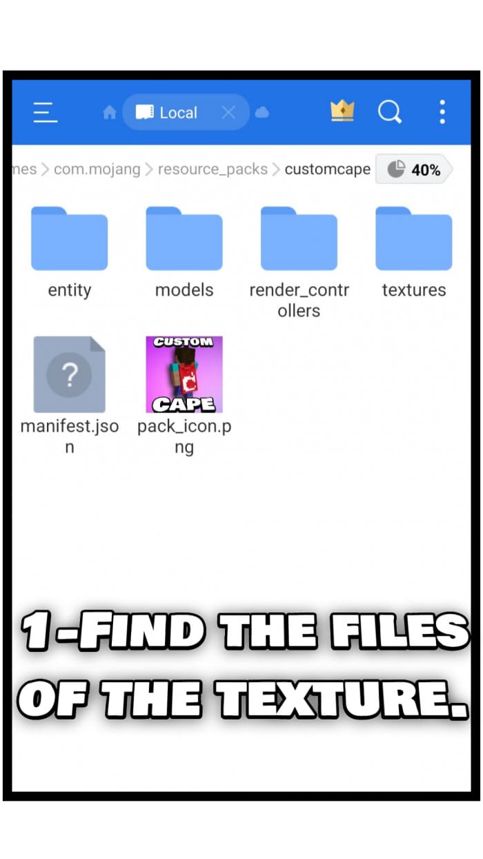 Resource packs folder