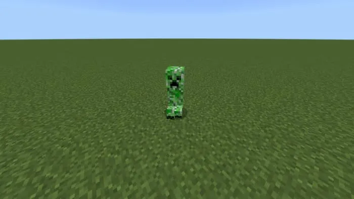 Creeper in the flat world