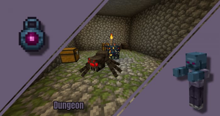 Zombie minion and dungeon