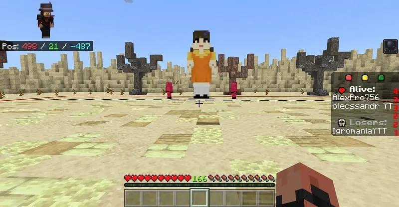 Red light — green light in Minecraft