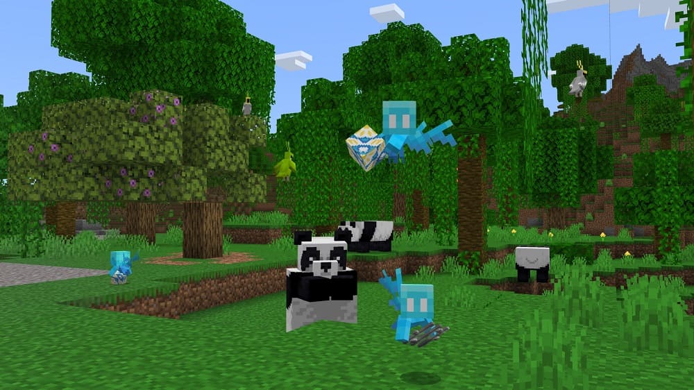 Панда и Спешики в Minecraft 1.19.30.21