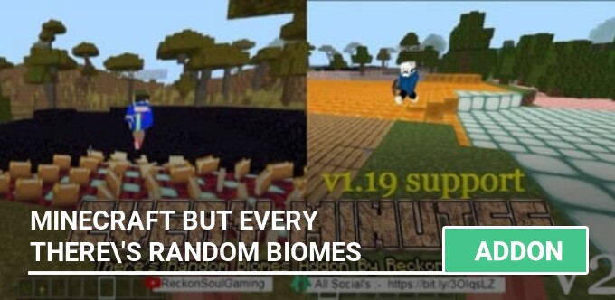 Mod: Minecraft But Every there's Random Biomes